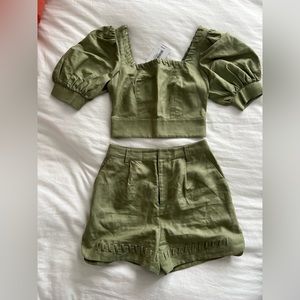 Ted Baker set. Shorts used twice, shirt with tags on.